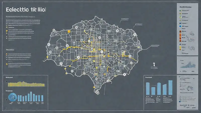 Mapa energético moderno y visualmente claro
