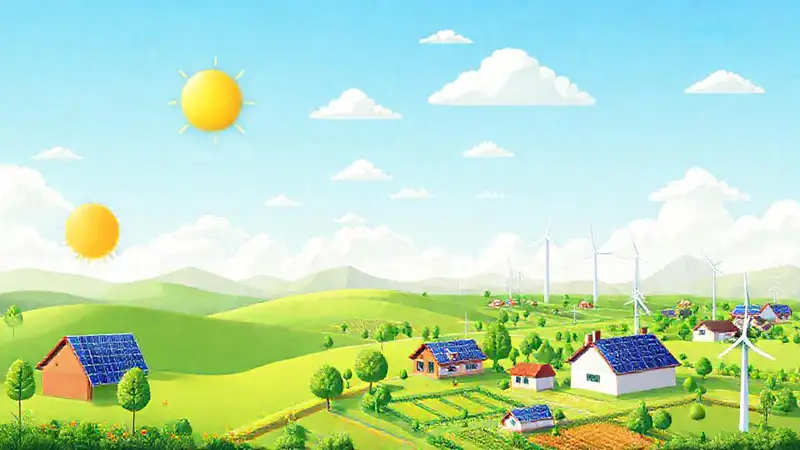 Energía limpia en diversos paisajes