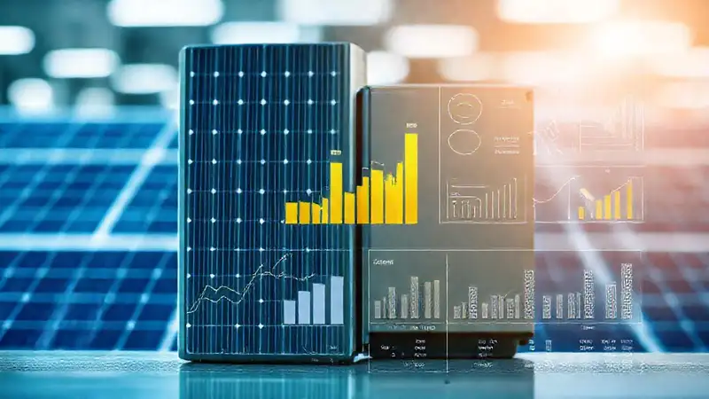 Diagrama técnico solar informativo y limpio