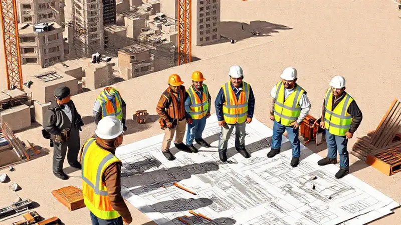 Construcción y planificación requieren diversos trabajadores