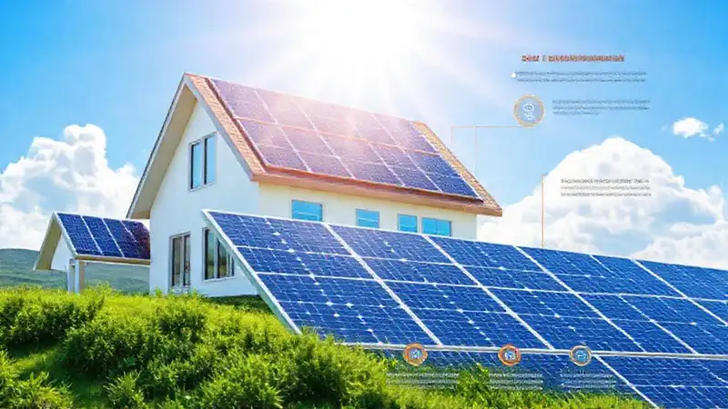 Energía solar ilumina un hogar futuro