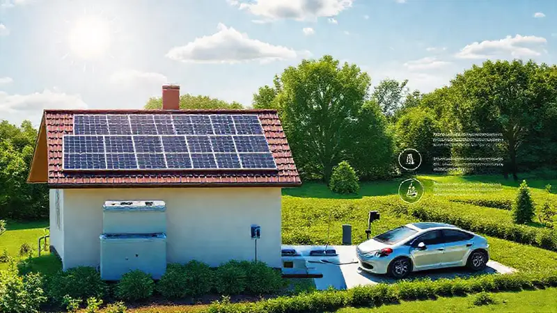 Paneles solares alimentan un futuro limpio